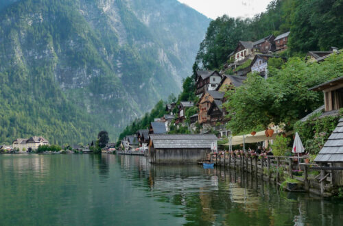 photo ville Hallstatt en Autriche