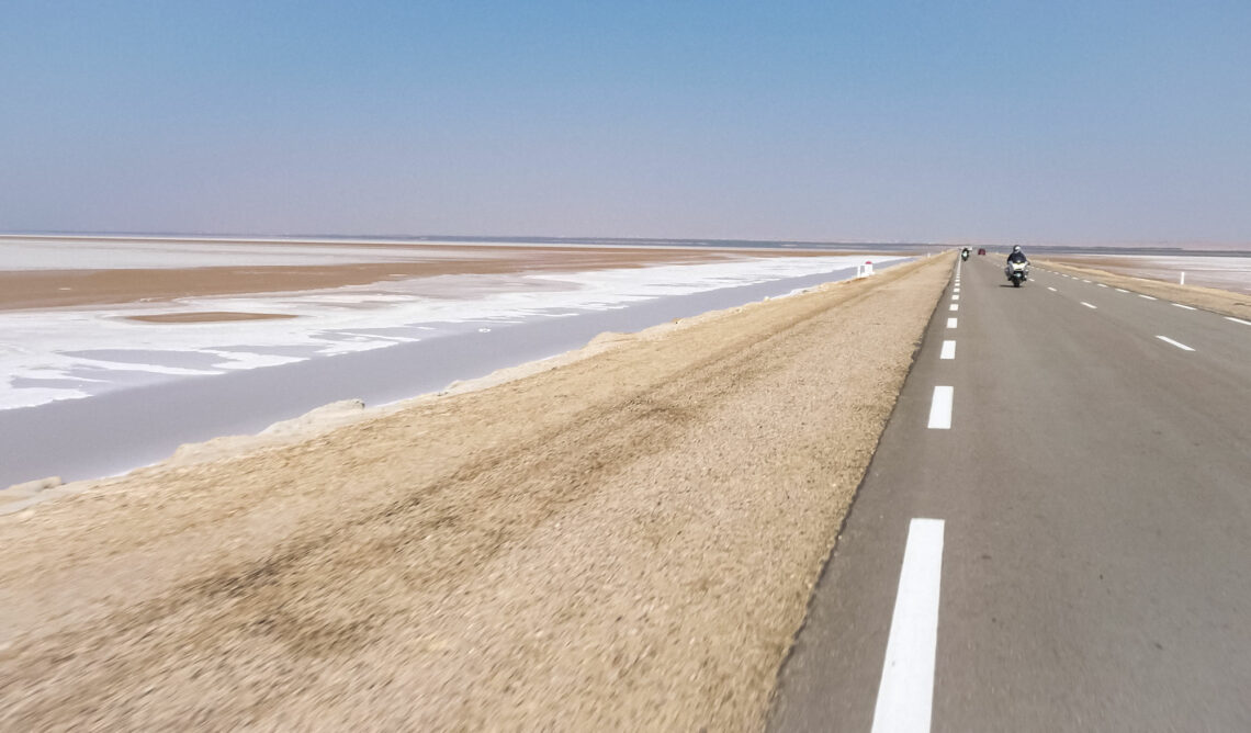 Désert du Chott El Jerid en Tunisie